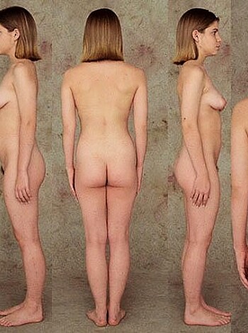 "Check out these pics of this chick's tight bod, bitches! Starting with her fucking face, yo, and workin' our way down that sexy ass body all the way to those hot ass feet."