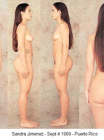 "Three hot bitches fuckin' naked and posin' on camera."