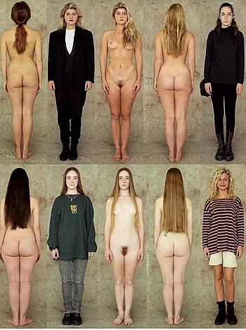 Here's a fuckin' image of naked motherfuckers standin' beside each other.
