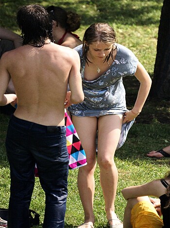 Fuckin' A right! Look at that fine piece of ass with a shirt draped over her bald fucking head, all bendy and sexy as hell! What the hell is she even doing with her hand on her goddamn hip? Get your panties outta the way, 'cuz this motherfucker's about to bone that ass like whoa.