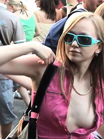 Fucking hot bitch boobies out and ready to be sucked, motherfucker!