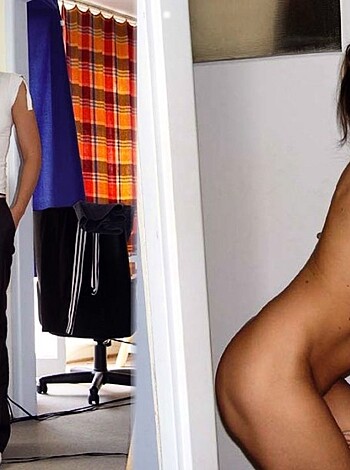 """
A hot babe strips down and poses with her pussy, tits, and ass on full display. 
""".