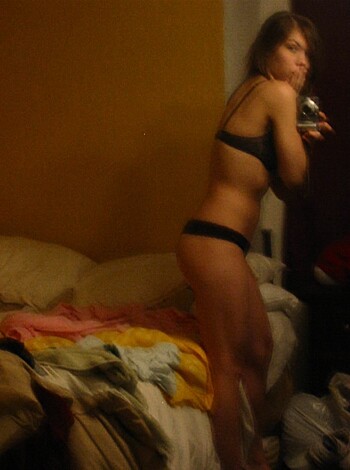 "This bitch is snapping a sef-fucking-ie while sportin' some skimpy-ass bikini shit."