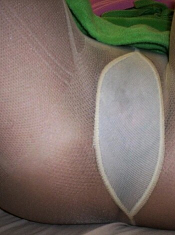 Blonde in pink top white pantyhose  - Photo 22