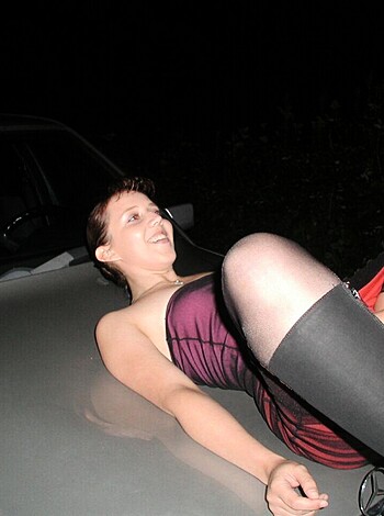 Amateur in boots and stockings sucking and fucking - Photo 23