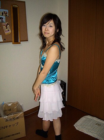 "Here's a picture of some fuckin' bitch in a goddamn blue cock-tease of a dress, ya dumb cunt."