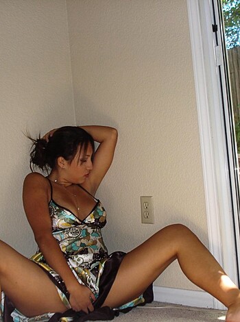 "Look at this bitch fuckin' tanning outside with her tits out and shit, ain't she a fucking cunt?"