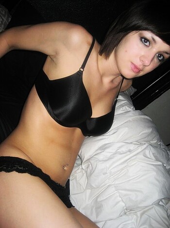 Hot and Sexy Brunette in underwear - Photo 1