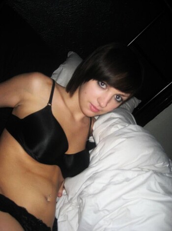 Hot and Sexy Brunette in underwear - Photo 13