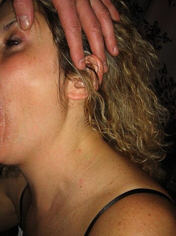 Hot Blonde shows her Naked Body and giving Blowjob - Photo 52