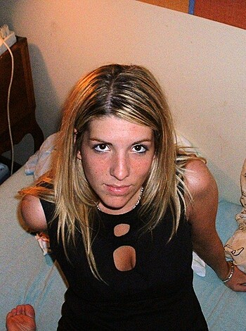 Hot Blonde shows her Naked Body and giving Blowjob - Photo 61