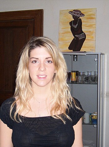 Hot Blonde shows her Naked Body and giving Blowjob - Photo 85