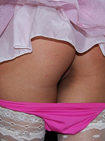 "Stripper bitches' panties in pastel hues."
