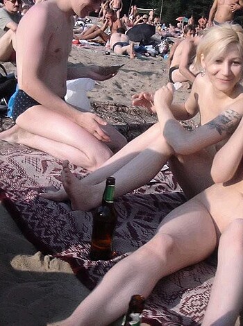 "You see some fucking naked dudes lounging around with their cocks out on those goddamn towels, bro."