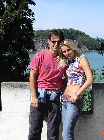 Two fuckers getting their pics taken at a nice spot.