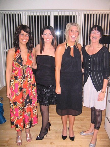 Vulgar Description:
"Here's some hot bitches all dolled up in fancy clothes, ready to tear shit up."