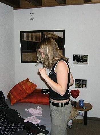 Blond with nosering and puffy nipples - Photo 5