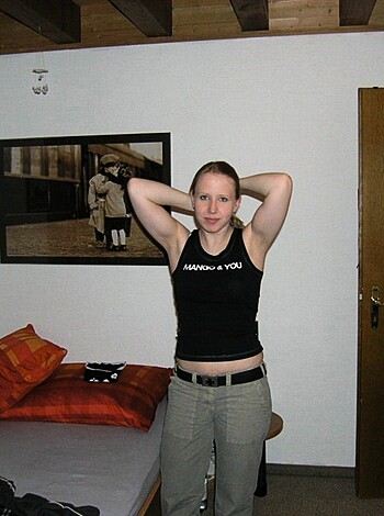 "Look at this bitch taking a selfie while touching her big tits in the fucking mirror."