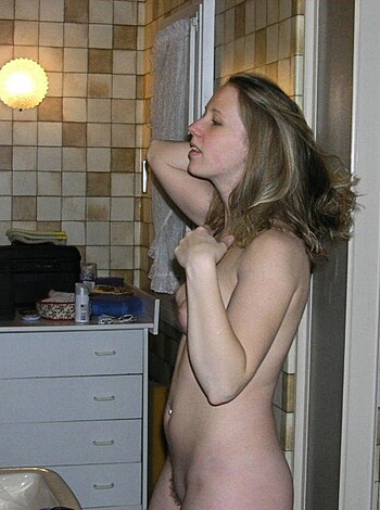 Blond with nosering and puffy nipples - Photo 63