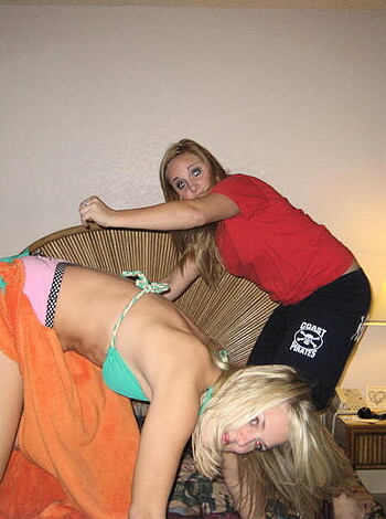 "Fucking hot lesbian chicks wrasslin' naked on a mattress while screaming their lungs out."