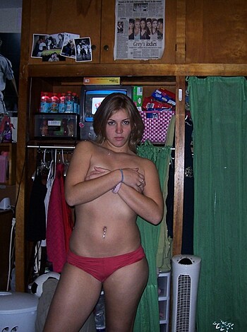 "Look at this fucking bitch with her tits hanging out! What the hell is she doing?"
