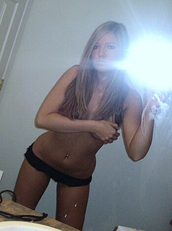 Sexy blonde teen selfshot  - Photo 126