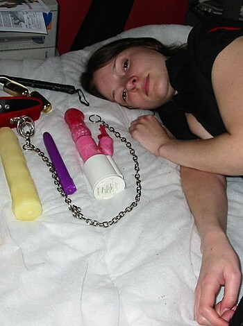 Slut girlfriend shows her toys - Photo 83