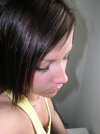 Nice brunette girlfriend naked at home - Photo 56