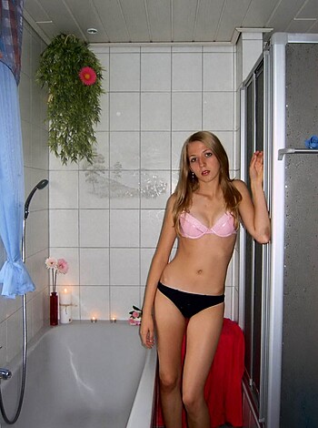 Russian blonde with small tits - Photo 26