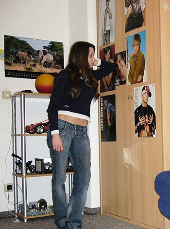 Young gf Becca pose at home - Photo 164