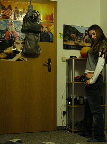 Young gf Becca pose at home - Photo 268