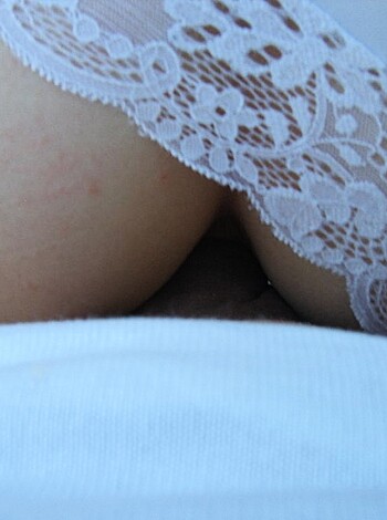 """
A fucking hot chick with panties and tits on full display.
"""