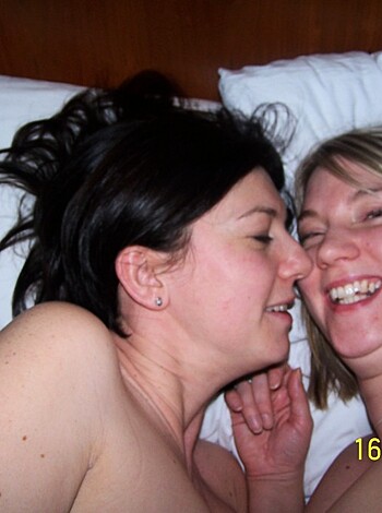 Dutch blonde with hugh boobs with friends - Photo 11
