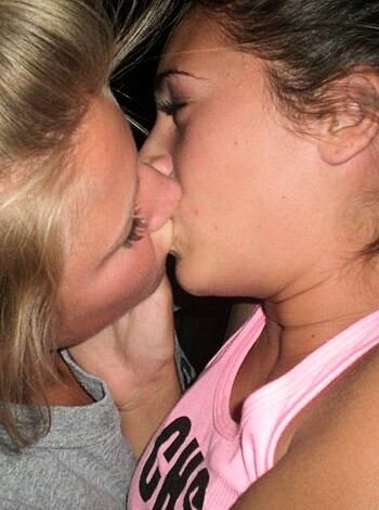 "Here's a pic of two girls tongue-deep-fuckin'. Enjoy."