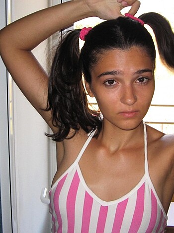 "Yo, you think this bitch looks good with those fucking hair clips shit? Fuck no! Bitch needs to take off that goddamn bikini and give me a blowjob so I can make her look better."