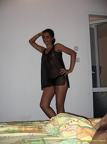 "F***ing hell, check out this slutty b**** in her black lacy p**** ****!"