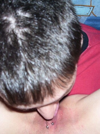 Hot girl showing piercing in pussy - Photo 38