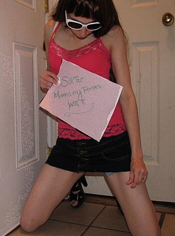 Steph - Amateur Teen in Silky Panties - Photo 5