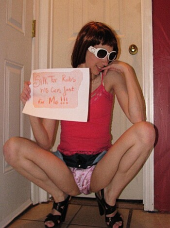 Steph - Amateur Teen in Silky Panties - Photo 9