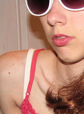 Steph - Amateur Teen in Silky Panties - Photo 28