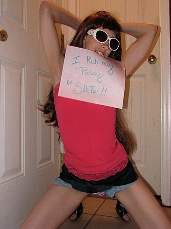 Steph - Amateur Teen in Silky Panties - Photo 35