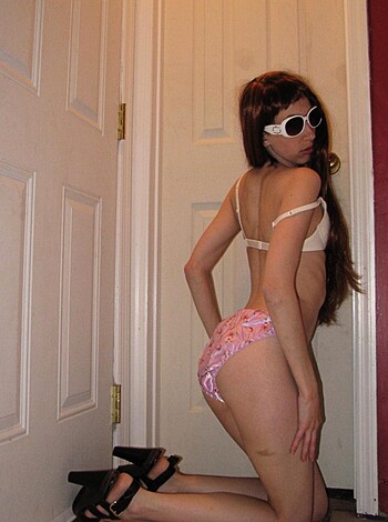 Steph - Amateur Teen in Silky Panties - Photo 72