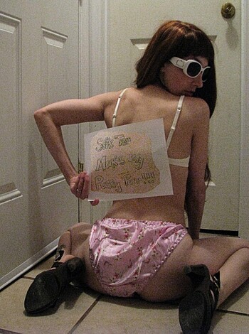 Steph - Amateur Teen in Silky Panties - Photo 91