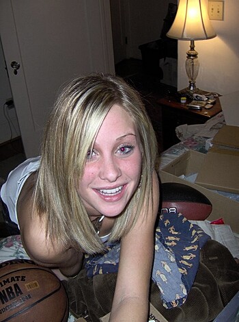 "Check out this bitch laid out on her back in that fucking bed, looking all hot and shit."