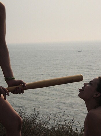 2 young naked european teens playing on the beach - Photo 13