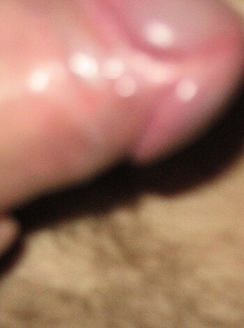 Blonde girl masturbating and sucking cock - Photo 9
