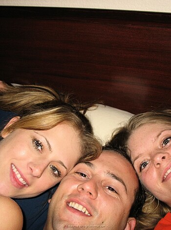 2 girls on 1 boy - Photo 25