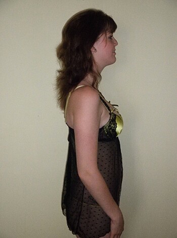 Superb teen standing nude for camera - Photo 46