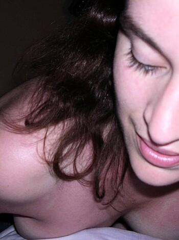 Hairy teen poses, then sucks and fucks her bf - Photo 9