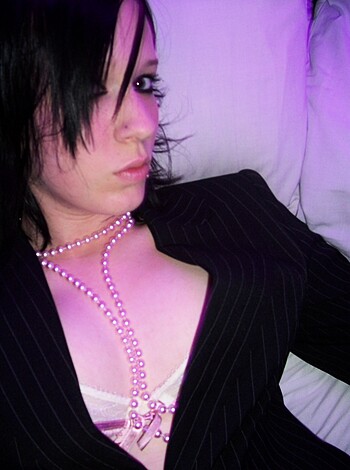 "Check out this slutty bitch with her dainty jewelry."